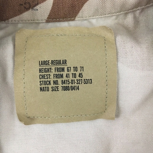 Brown Desert Camouflage Jacket Pants Medium - Picture 8 of 8